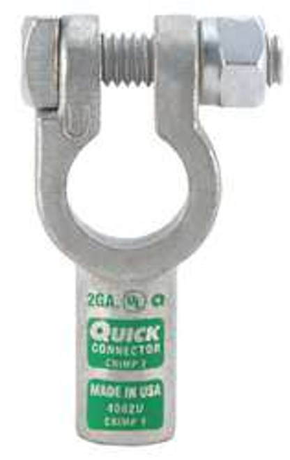 FUSION 4002U STRAIGHT BATTERY TERMINAL 2 GA. GREEN