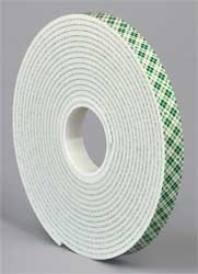 3M PREFERRED CONVERTER 4016-15C151 DOUBLE COATED TAPE 1/4IN X 5 YD. WHITE