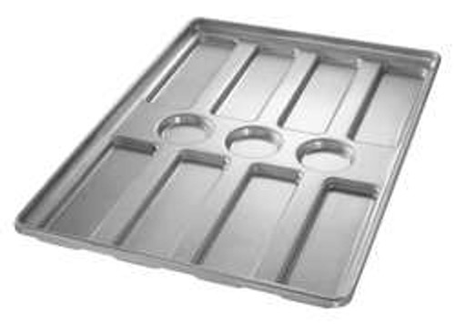 CHICAGO METALLIC 41053 HOAGIE BUN PAN 8 MOULDS