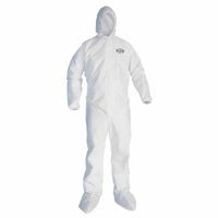 KIMBERLY CLARK 41515 A45 PREP & PAINT COVERALLS, WHITE, LARGE
