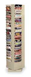 DURHAM MFG CO 415-75 92 POCKET ROTARY LITERATURE RACK - TAN