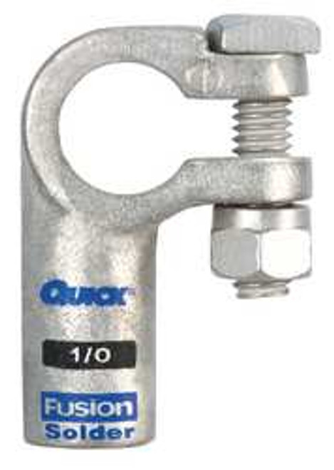 FUSION 416310N RIGHT ELBOW TERMINAL 1/0 GA BLK NEG