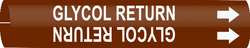 BRADY SPC ABSORBENTS 4201-B PIPE MARKER GLYCOL RETURN