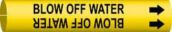 BRADY SPC ABSORBENTS 4284-C PIPE MARKER BLOW OFF WATER