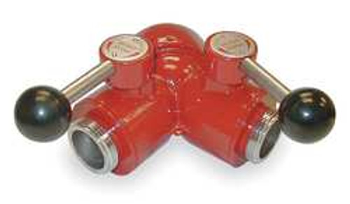 MOON AMERICAN 429-1021024 WYE BALL VALVE 1 IN F NH (2) 1 IN MNST