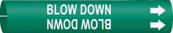 BRADY SPC ABSORBENTS 4294-B PIPE MARKER BLOW DOWN