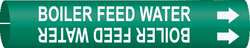 BRADY SPC ABSORBENTS 4300-D PIPE MARKER BOILER FEED WATER