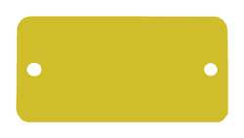 C.H. HANSON 43052 BLANK TAG RECTANGLE GOLD PK 5