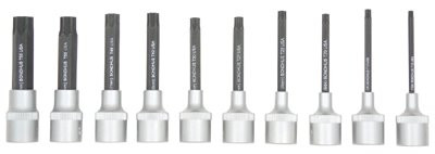 BONDHUS 44038 10PC STAR PROHOLD SOCKETBIT SET 2" WITH 
