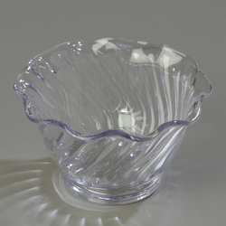 CARLISLE 453007 DESSERT DISH 5 OZ. CLEAR PK 24