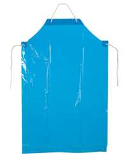 POLYCO 45401 GROMMET APRON 45 IN L BLUE PK 100