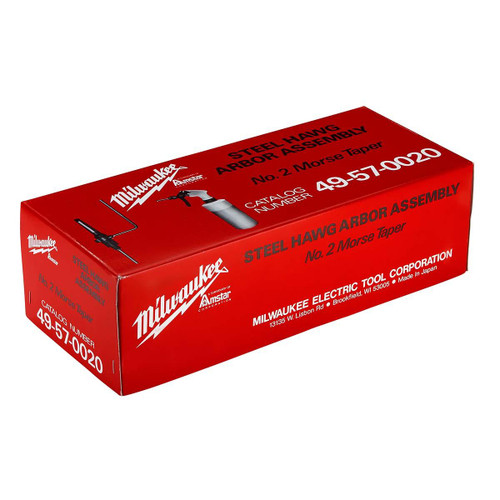 MILWAUKEE ELECTRIC TOOLS 49-57-0020 #2 MORSE TAPER TO THREADED  STEEL HAWG® 