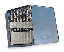 CHICAGO-LATROBE 49913 JOBBER DRILL SET 15 PC HSS 118 DEG