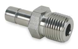 PARKER 4MA6N-316 TUBE END ADAPTER SS A-LOKXM 1/4INX3/8IN