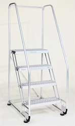 COTTERMAN 4TA18A3E10B8C50P6 ROLLING LDR WELDED HNDRL PLATFM 40IN H