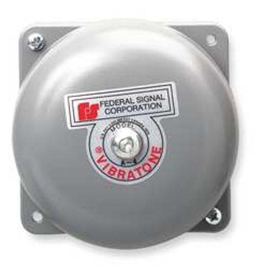 FEDERAL SIGNAL 504-120-1 BELL 120VAC 0.08 AC GRAY