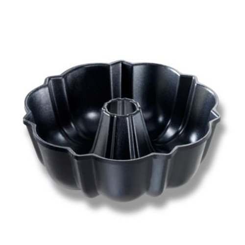 CHICAGO METALLIC 51224 PAN BUNDT 8" 6 CUP ALUM BLK