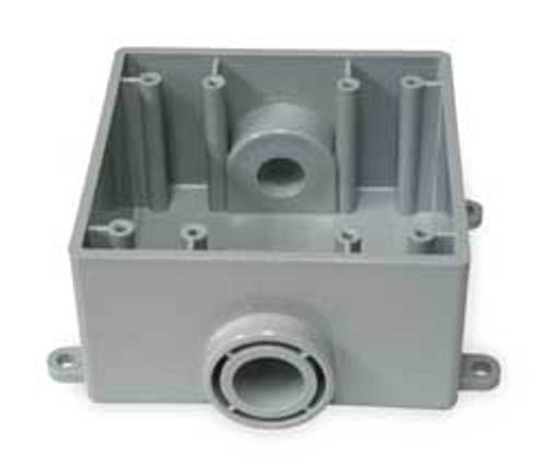 CANTEX 5133372 WEATHERPROOF BOX,4.56"L,4.56"W,2.38"D