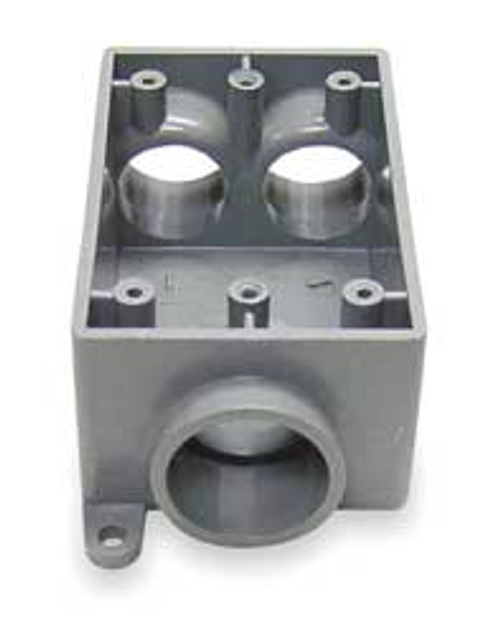 CANTEX 5133544 WEATHERPROOF BOX,1/2 IN HUB,PVC