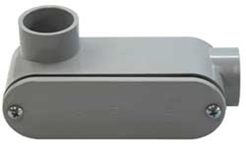 CANTEX 5133662 CONDUIT OUTLET BODY,PVC,TRADE SIZE 1IN