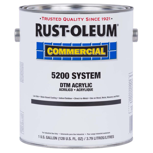 RUST-OLEUM 5219417 1 GAL LIGHT SEMI GLOSS FINISH ACRYLIC EN