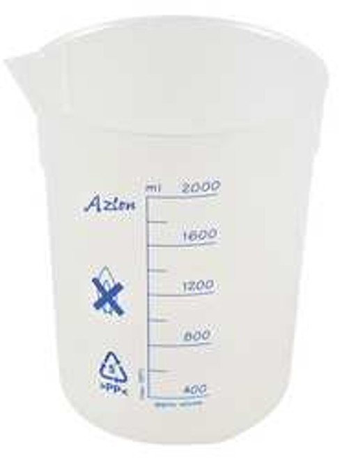 AZLON 522655-2000 LOW FORM BEAKER 2L
