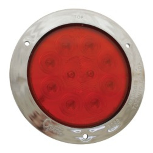 GROTE 53302 STOP/TURN/TAIL LIGHT,ROUND,RED