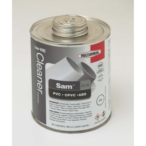 RECTORSEAL CORP 55934 PVC CLEANER 1 QT RECTORSEAL CORP 55934 PVC CLEANER 1 QT