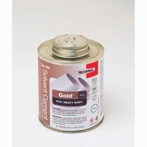 RECTORSEAL CORP 55952 844 GOLD HEAVY BODY 1-PTCEMENT F/PV LOW 