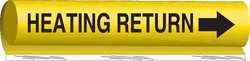 BRADY SPC ABSORBENTS 5700-II PIPE MARKER HEATING RETURN