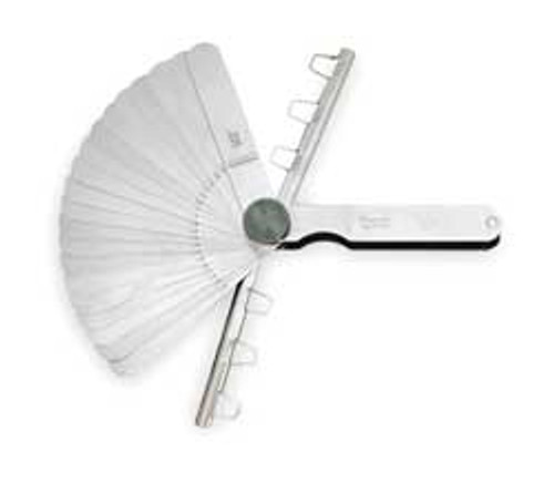 STARRETT 572A THICKNESS GAGE- .0015-.035" RANGE- 22 LE