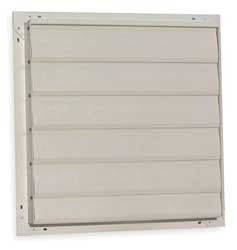 DAYTON 5C213 FAN SHUTTER 18 IN BEIGE FIBERGLASS