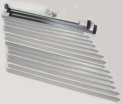 DAYTON 5ZKD7 LOUVER SET GRAY 31-11/16 IN H STEEL