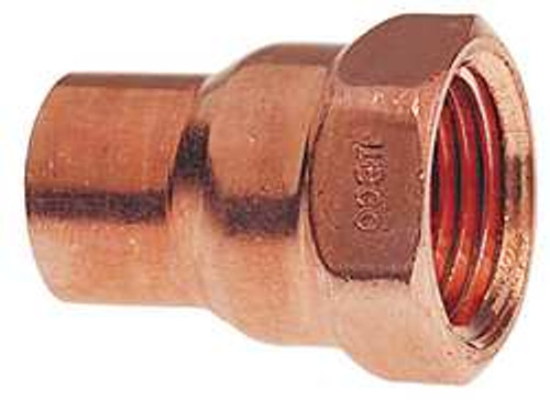 NIBCO 603R 1X11/4 ADAPTER WROT COPPER C X FNPT 1 IN NIBCO 603R 1X11/4 ADAPTER WROT COPPER C X FNPT 1 IN