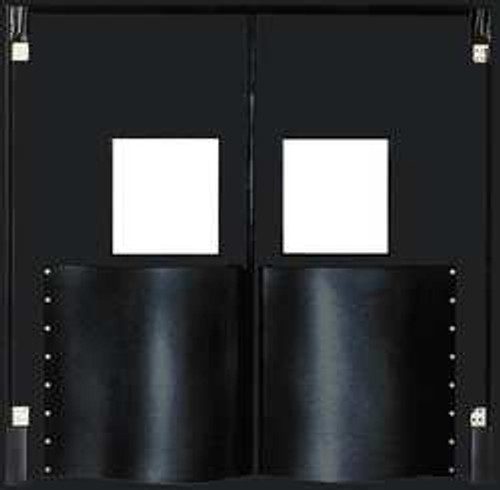 CHASE 6084XDBLA G4687 SWINGING DOOR 7 X 5FT BLACK POLYET