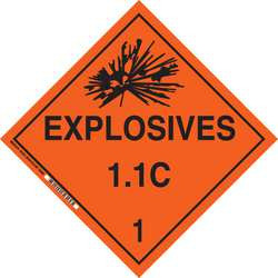 BRADY SPC ABSORBENTS 63337 VEHICLE PLACARD