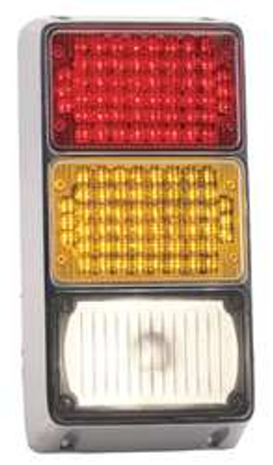 CODE 3 65PKG1 TRIPLE STACK LED S/T/T HAL BU AMBR/RD/WH