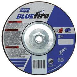 NORTON 66252843207 24 GRIT, 4-1/2" WHEEL DIAM, 1/4" WHEEL T