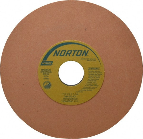 NORTON 66252939528 7" DIAM X 1-1/4" HOLE X 1/4" THICK, K HA NORTON 66252939528 7" DIAM X 1-1/4" HOLE X 1/4" THICK, K HA