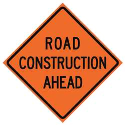 USA-SIGN 669-C/36-DGFO-RA TRAFFIC SIGN ROAD CONSTRUCTION H 36 IN.
