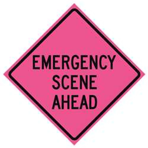 USA-SIGN 669-C/48-SBFP-ES TRAFFIC SIGN EMERGENCY SCENE H 48 USA-SIGN 669-C/48-SBFP-ES TRAFFIC SIGN EMERGENCY SCENE H 48