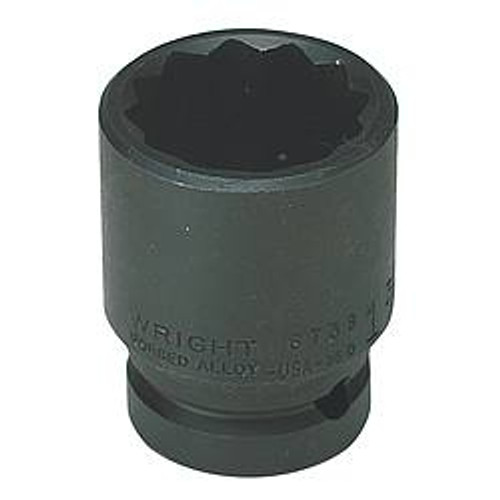WRIGHT TOOL 67H-46MM IMPACT SOCKET 3/4 IN DR 46MM 12 PT WRIGHT TOOL 67H-46MM IMPACT SOCKET 3/4 IN DR 46MM 12 PT