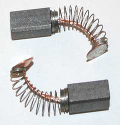 DAYTON 6YHY3 MOTOR BRUSH SET 1/4 IN L 1/4 IN W PK2