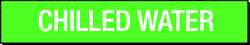 BRADY SPC ABSORBENTS 7045-1 PIPE MRKR CHILLED WATER 2-1/2TO7-7/8 IN