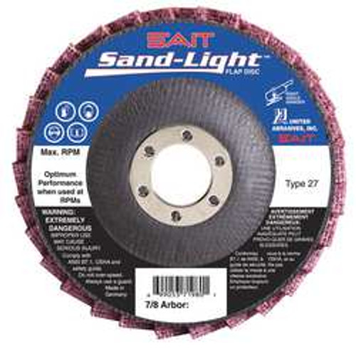 UNITED ABRASIVES-SAIT 71982 FLAP DISC 4.5 D 7/8 ARBOR UNITED ABRASIVES-SAIT 71982 FLAP DISC 4.5 D 7/8 ARBOR