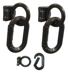 MR. CHAIN 72103 MAGNET RING/CARABINER KIT BLACK PK 2