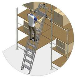 COTTERMAN 7412A6-B C1 P3 KIT DUAL TRACK LADDER W/BRAKE 145 TO 155 IN