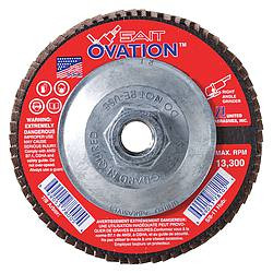 UNITED ABRASIVES-SAIT 78111 ARBOR MOUNT FLAP DISC 4-1/2IN 120 FINE