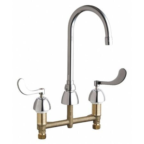 CHICAGO FAUCETS 786-E3ABCP KITCHEN FAUCET 2.2 GPM 5-1/4IN SPOUT
