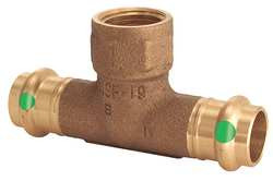 VIEGA PROPRESS 79760 PROPRESS ZERO LEAD TEE 1 X 1 X 1/2 